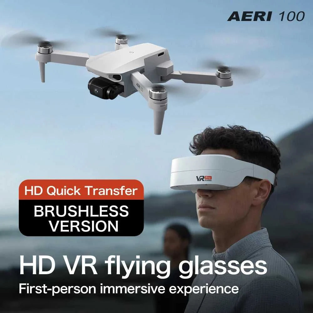 New Aeri100 Mini Drone Professional HD Dual Camera WI-FI FPV UAV VR RC Brushless Fold Aerial Photography Quadcopter Airplane Toy The jack market .AU The jack market .AU $ 137 14:350850#Aeri100-VR-RC-512G