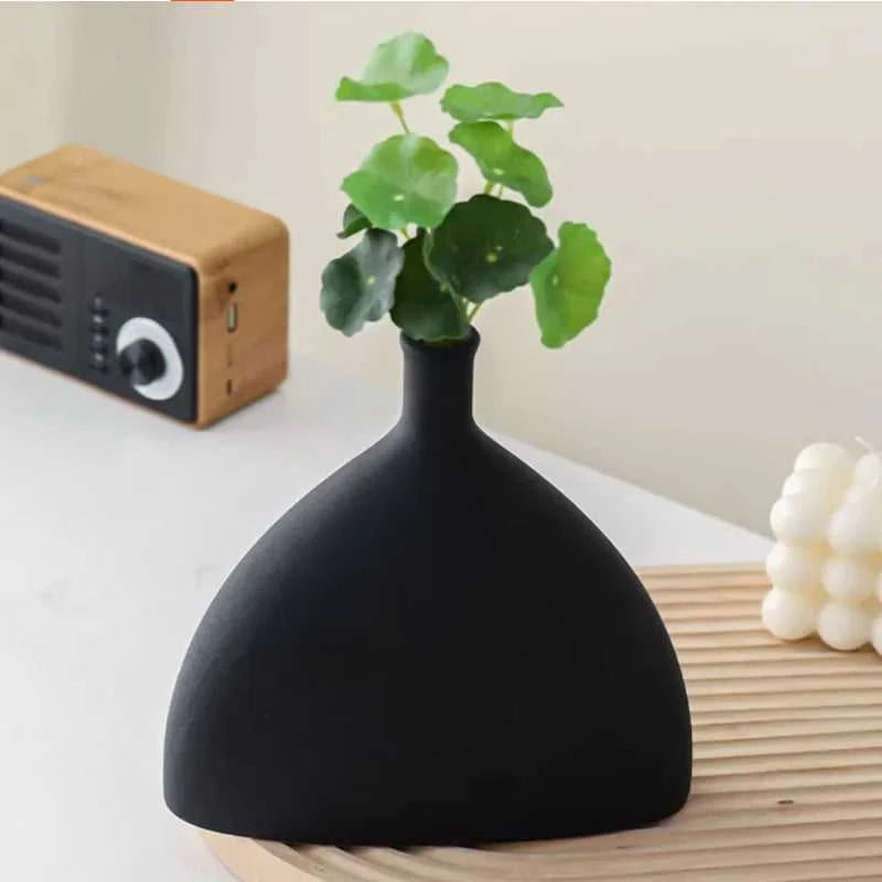 Nordic Decoration Home Flower Vase Black and White Art Ceramic Vase Minimalism Dried Flower Arrangement Accessories B&B Ornament The jack market .AU The jack market .AU Home $ 51 14:200006155#1pcs