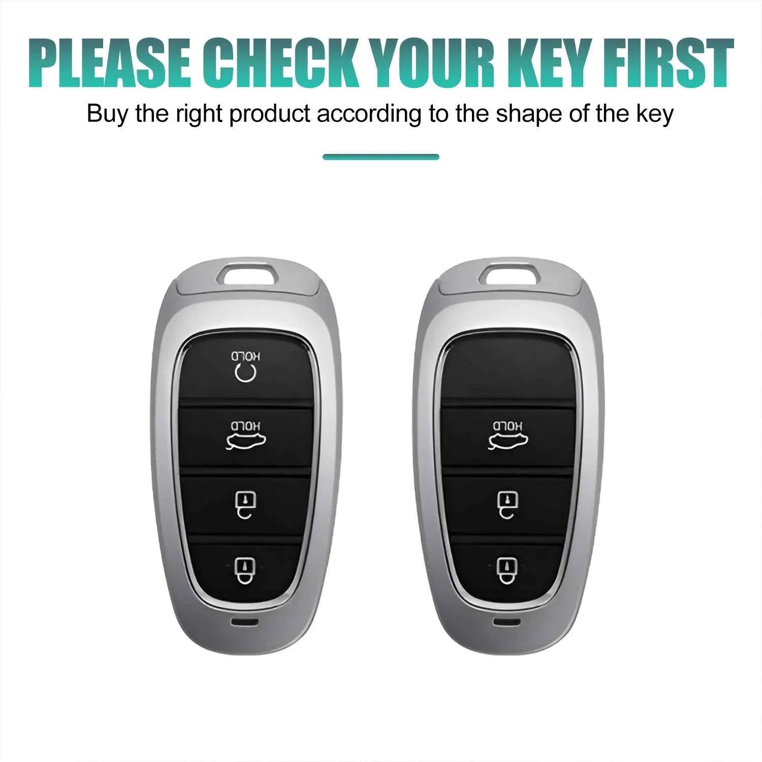 Tpu Car Key Case for Hyundai Tucson Sonata Solaris Hybrid Nexo NX4 Santafe DN8 Key Cover Holder Protector Shell Car Accessories