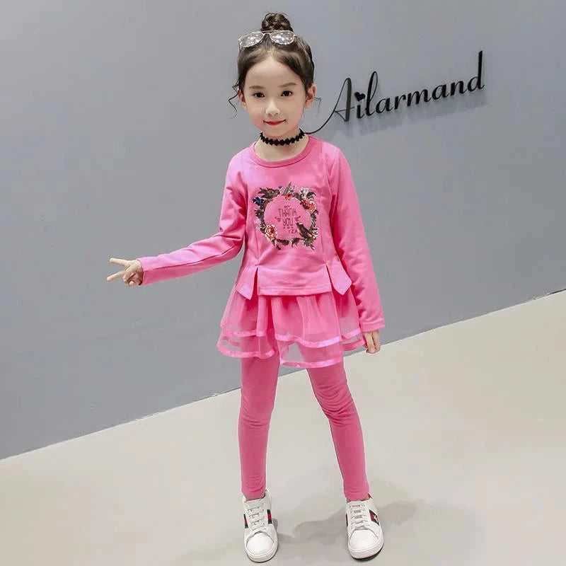 New Spring Girls Clothing Sets Cotton Cute Flower Long Sleeve Top + Pants Little Princess Suit For 3-10 Years Kids Birthday Gift The jack market .AU The jack market .AU Mum & Kids: Essential Products for Every Family $ 45 14:771#As the picture;200000463:200004207#5T(Size 130);200007763:201336100
