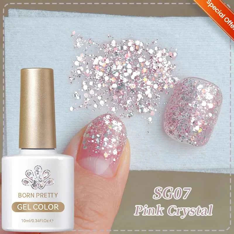 BORN PRETTY Neon Red Gel Nail Polish Yellow Green Summer Color Semi Permanent Varnish 10ml Soak Off UV LED Nail Art Manicure