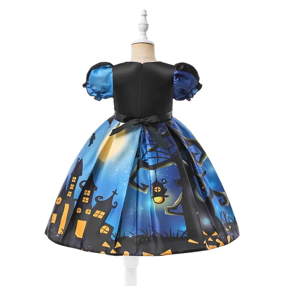 Girls Dress Halloween Costume For Kids Girl Party Dresses Children Girls Pumpkin Lace Witch Printed Cosplay Princess Dress The jack market .AU The jack market .AU Mum & Kids: Essential Products for Every Family $ 44 14:350852#black;200000463:200004187#100 (2T)