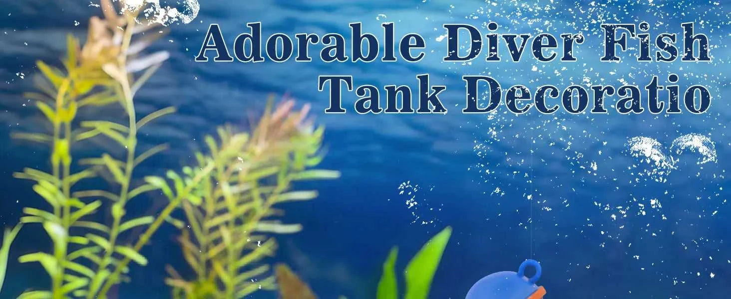 Fish Tank Decoration Creative Floating Diver Ornaments Set Blue Guy Figurines for Underwater Scenery Bottom Aquarium Decor The jack market .AU The jack market .AU Fishing Gear $ 21 14:496#J
