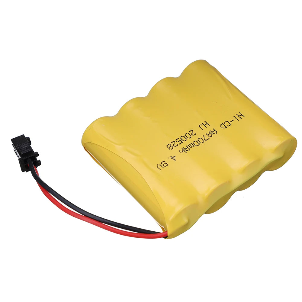 ( SM Plug ) 4.8v Ni-CD Battery / 4.8v charger For Rc toys Cars Tanks Robots Boats Guns AA 700mah 4.8v Rechargeable Battery Pack