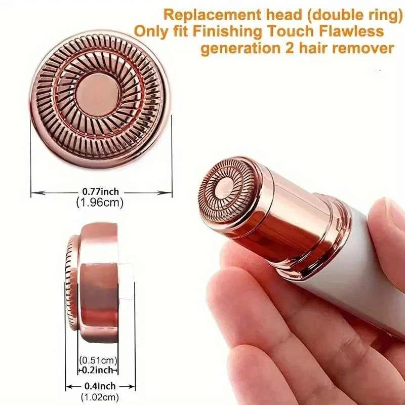 Flawless Generation 2 Double Halo Facial Hair Removal Tool - Effortlessly Achieve a Smooth, Hair-Free Face