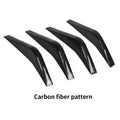 For 2014-2019 Chevrolet Corvette C7 Universal 4pcs Car Rear Bumper Lip Diffuser Shunt Fin Body Spoiler Canard Car Exterior Parts