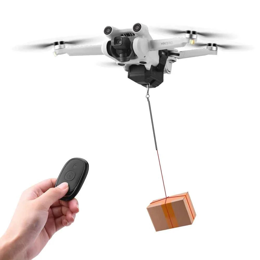 Drone Air Thrower For SG906MAX/SJRC F11S/Zino/X8SE Wedding Proposal Delivery Dispenser Airdrop Rescue Device Holder Toy Aircraft The jack market .AU The jack market .AU Drones $ 66 14:193#Black