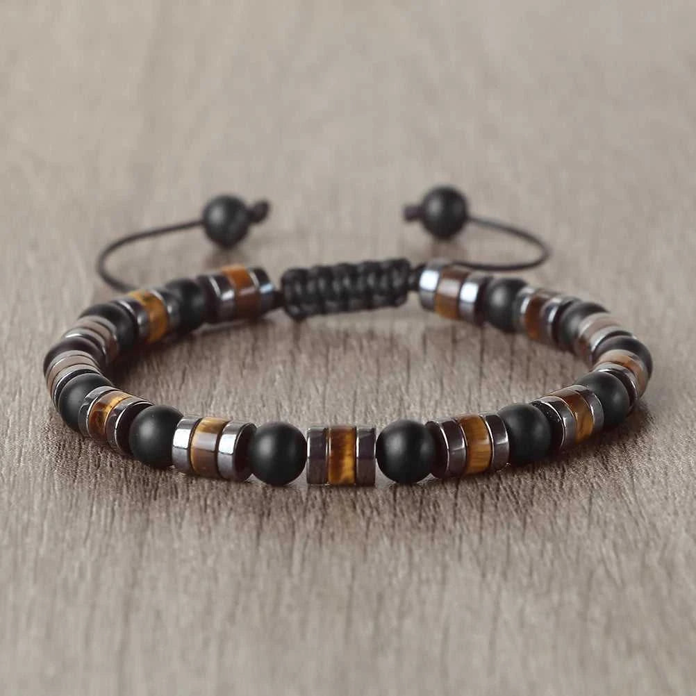 Fashion Hematite Tiger Eye Stone Bracelets Men Natural Matte Black Lave Stone Bangles Women Health Protection Soul Jewelry Gifts The jack market .AU The jack market .AU Jewellery & Chains $ 52 200001034:6145#Bright Black;200007763:201336100