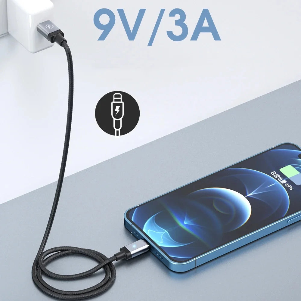 Huawei Magnetic USB C Cable – 65W PD Fast Charging & Data Sync Cord for Samsung & Xiaomi Phones