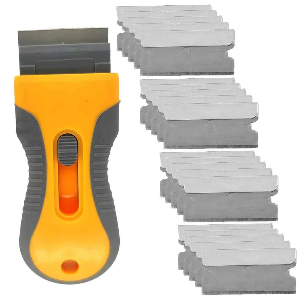 CleanMaster Premium Scraper Knife | Versatile Push Blade for Effortless Adhesive Removal from Glass & Ceramic Tiles
