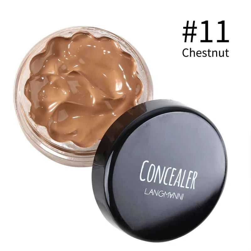 12ML Foundation Concealer Cream High Coverage Concealer Cover Anti Dark Circle Freckle Waterproof Long Lasting Face Makeup Base