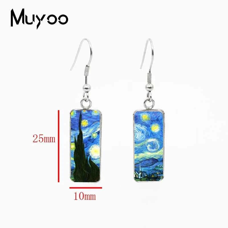 New Hot Painting Poppies Daffodil Tulip Daisy Flowers Art Pattern Square Pendants Glass Cabochon Jewelry Hook Earrings The jack market .AU The jack market .AU Jewellery & Chains $ 47 200001034:361180#1