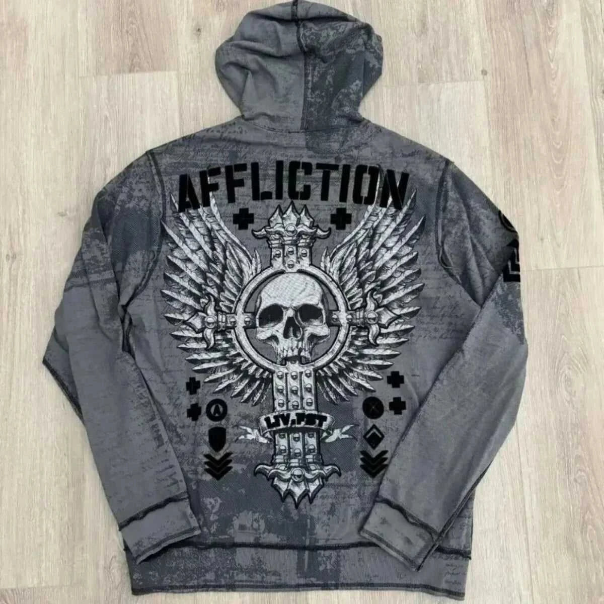 European and American fashion men's autumn horror skull print comfortable soft hooded sweatshirt outdoor street style top The jack market .AU The jack market .AU Men Fashion $ 36 14:771#QHQHJ3UMAV7S;5:200005259