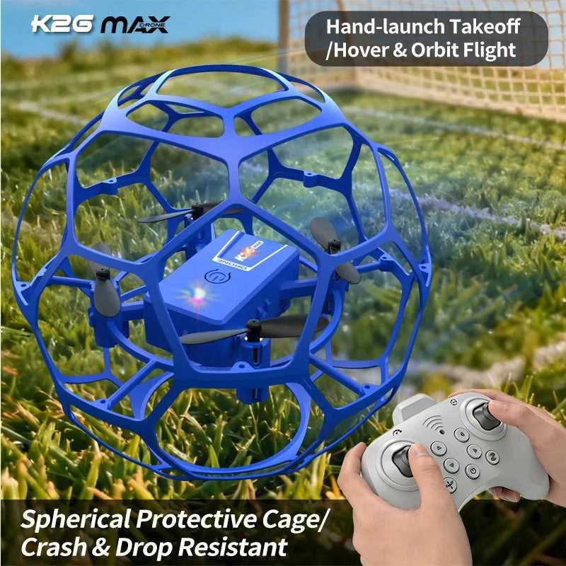 K26 2026 New Aerial Football Drone 360 ° All Inclusive Anti Fall Hand Thrown and Easy To Use Three Speed Variable Speed The jack market .AU The jack market .AU Drones $ 72 14:10#K26-Red
