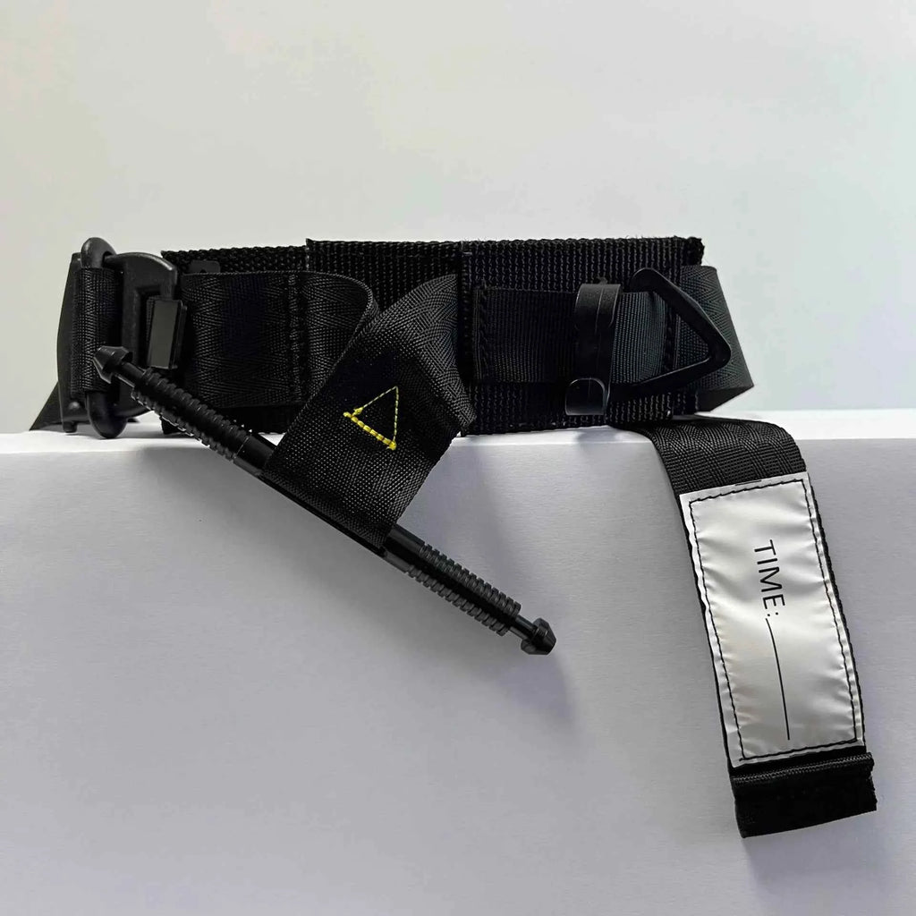 SOF spinning tourniquet bandage, fifth generation aluminum alloy solid metal rod triangle buckle, fast hemostasis for injuries