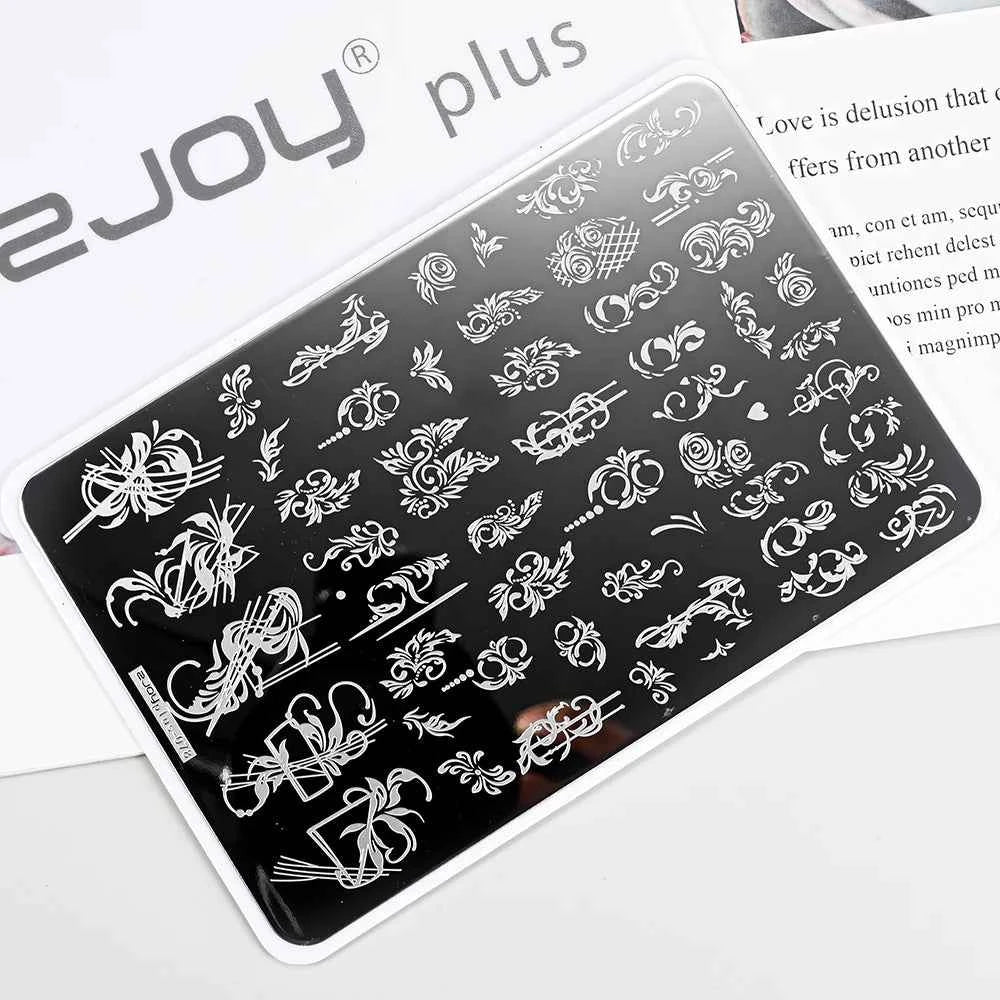 Maple Leaf Nail Stamping Plates - Stunning Autumn & Winter Leaf Designs for Unique Manicures