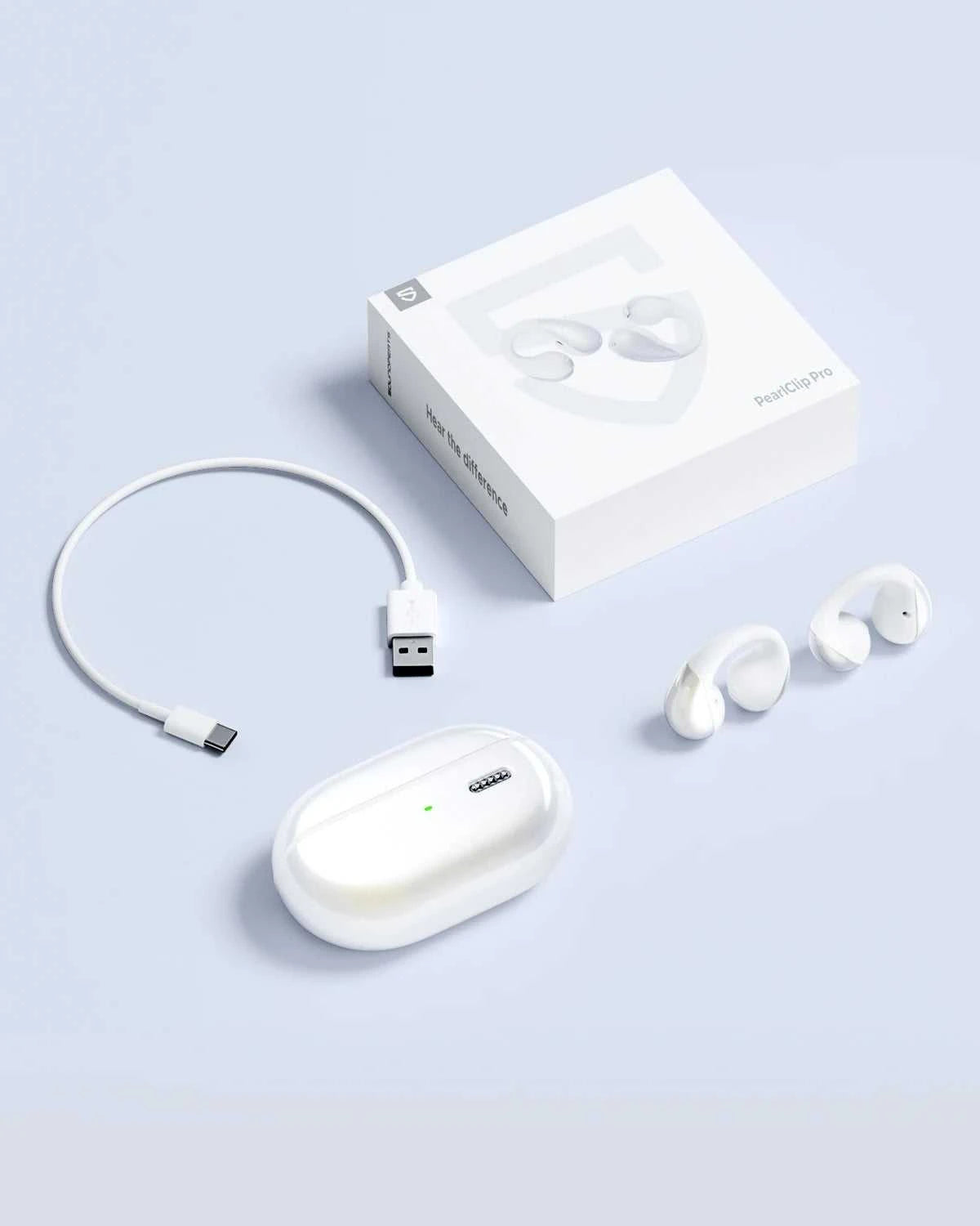 SoundPEATS PearlClip Pro Open Ear Earbuds Wireless Headphones Bluetooth 5.4 Earphones Ultra-Comfort Clip On Ear Buds 24 Hrs Play The jack market .AU The jack market .AU Accessories Electronics $ 102 14:193#Black