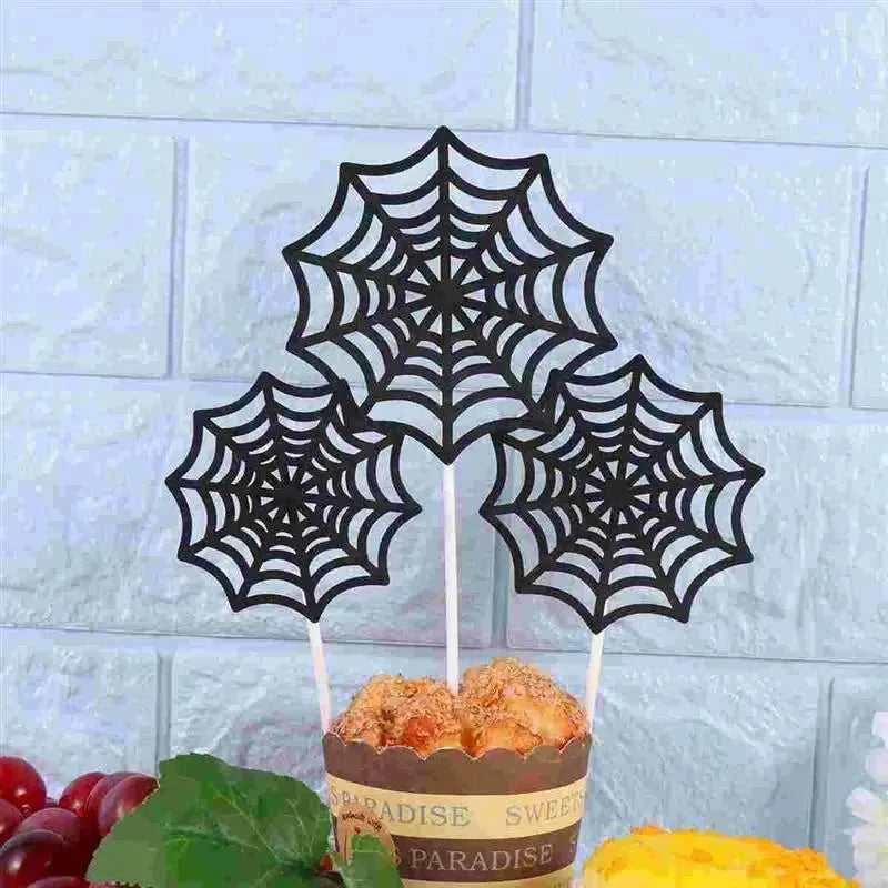 12 Pcs Wedding Decorations Spider Web Cupcake Ornament Picks Crab Topper Ornamentate Toppers Baby The jack market .AU The jack market .AU Home $ 21 14:193#Black;5:361386#M