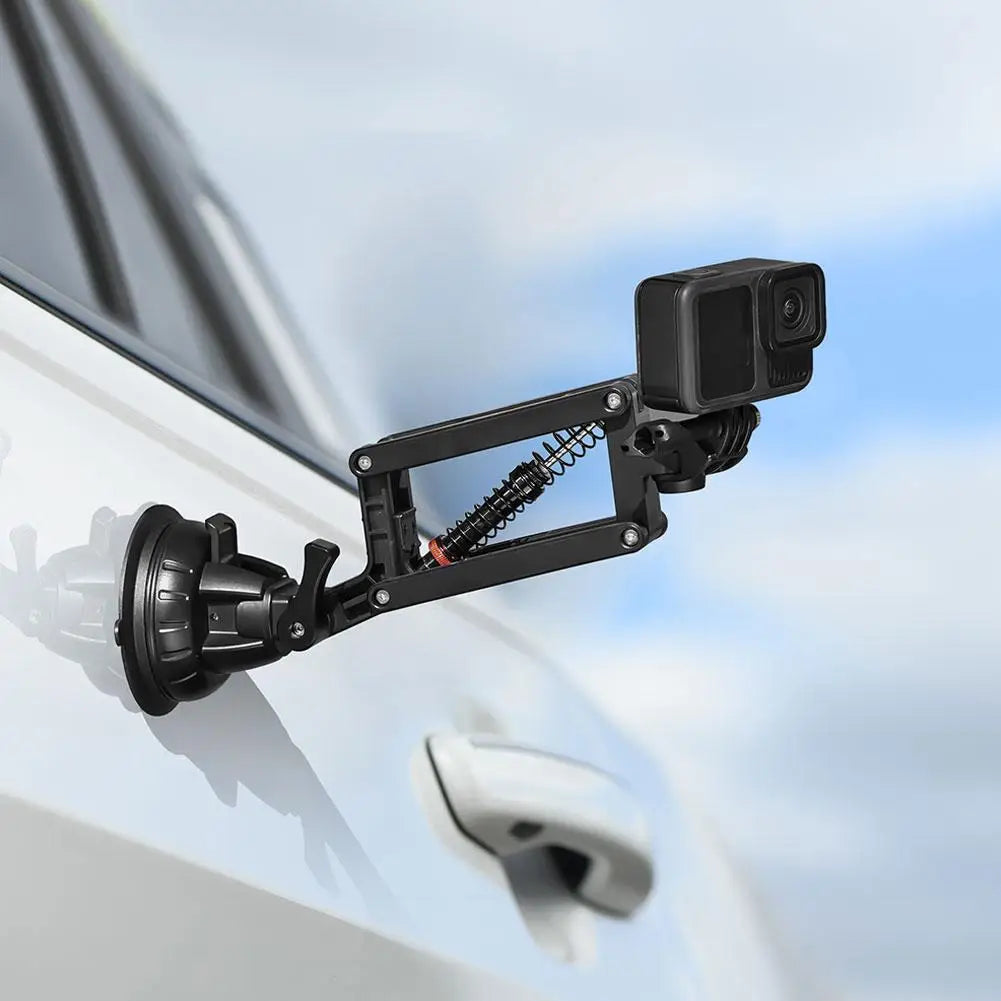Camera Bracket Anti Shake Z-axis Holder Stabilizer For DJI OSMO Pocket 3/Insta360 X4 Camera Accessory Car Suction Cup Mount