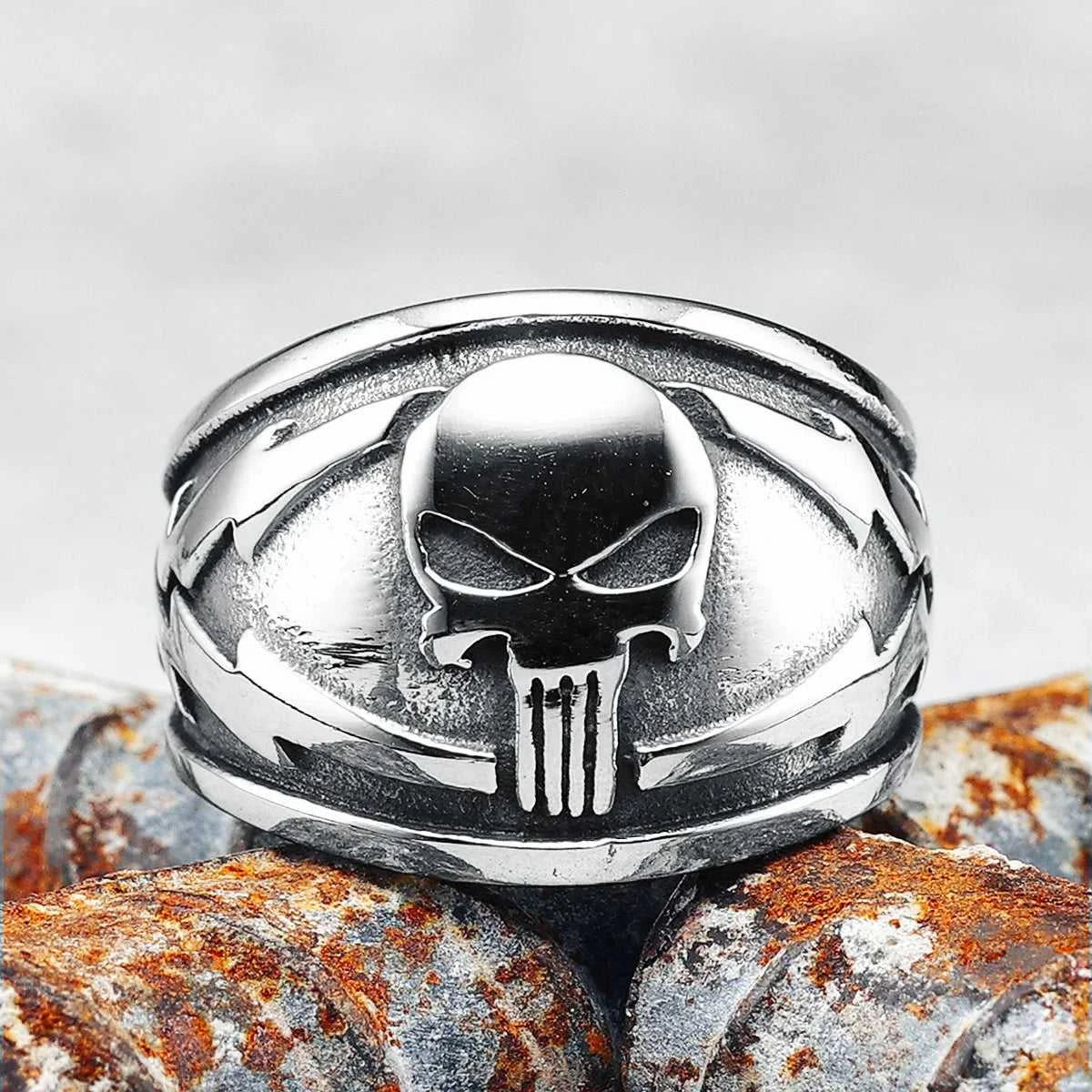 Lightning Skull Men Ring 316L Stainless Steel Skeleton Rock Punk Warrior Rings Rap for Rider Male Boyfriend Jewelry Best Gift The jack market .AU The jack market .AU Jewellery & Chains $ 50 200000369:200000296;200000783:29#R924-Lightning Skull