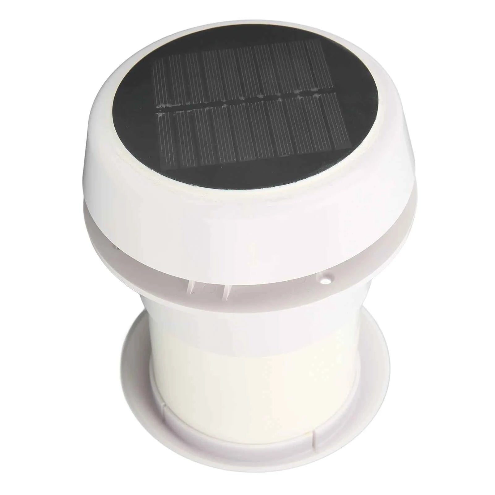 DC12V RV Roof Exhaust Fan Noiseless Solar Powered Vent for Campers  Ships Yachts RV Roof Vent Fan Solar Roof Exhaust Fan
