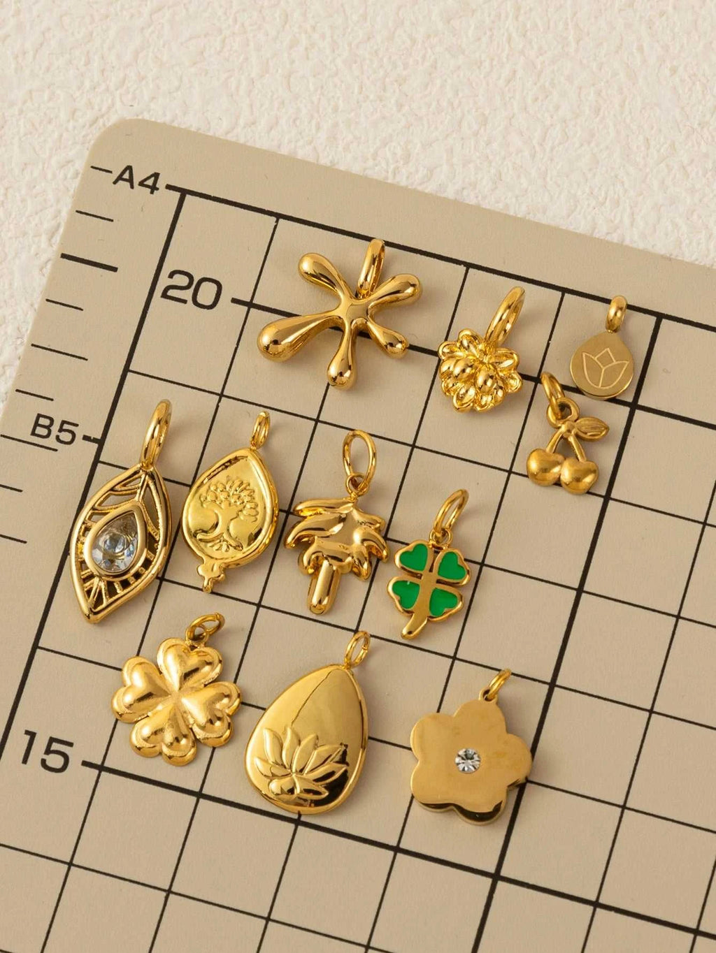 1PC stainless steel plated 18K gold pendant, can bring lucky pendant, DIY jewelry accessories first The jack market .AU The jack market .AU Jewellery & Chains $ 47 200001033:865#style 2;200007763:201441035
