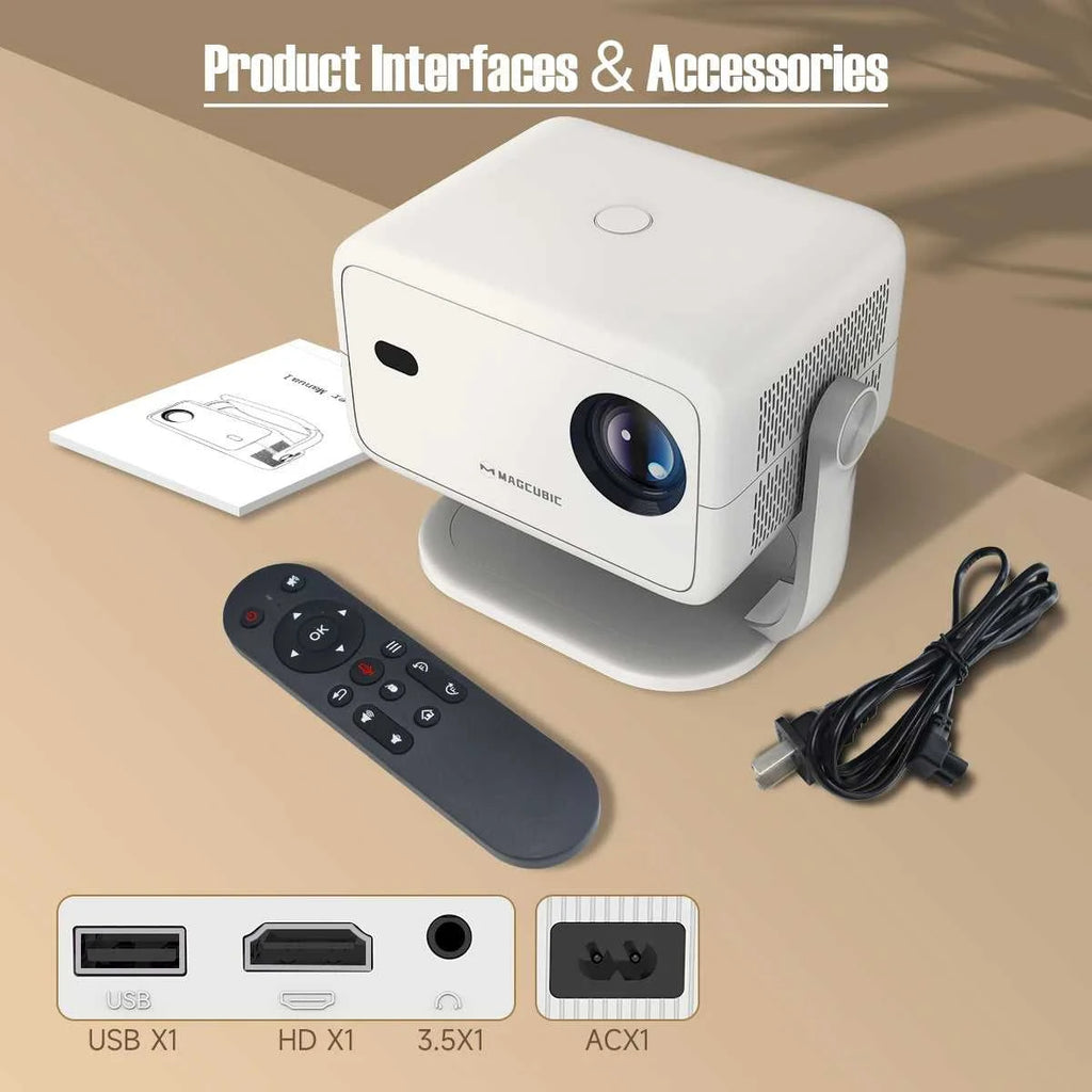 Magcubic 650ANSI 8K Android14 L018 Projector Native 1080P With Auto Keystone Correction Focus Wifi6 BT5.4 Portable Movie Outdoor The jack market .AU The jack market .AU Accessories Electronics $ 193 14:201441169#L018;200007763:201336342;200009209:201447604