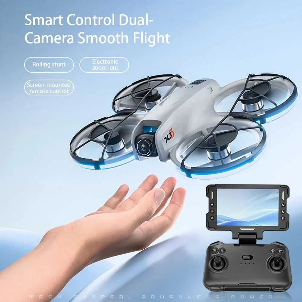 Dual camera high-definition drone, headless mode, 360 ° flip, easy to operate, suitable for outdoor travel The jack market .AU The jack market .AU Drones $ 114 14:193#XJ3-A-4.3-GY-1B