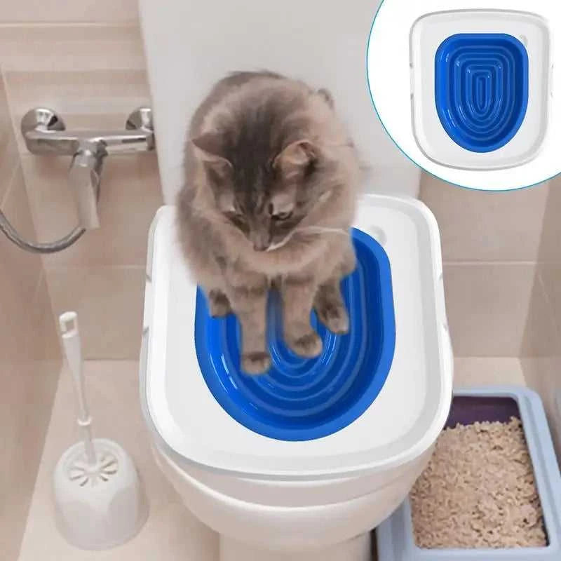 Universal Cat Toilet Training Kit With Any Cat Reusable Cats Dogs Potty Training Seat Pets Cleaning Cats Training Product The jack market .AU The jack market .AU Home $ 51 14:173#Blue;200007763:201336100