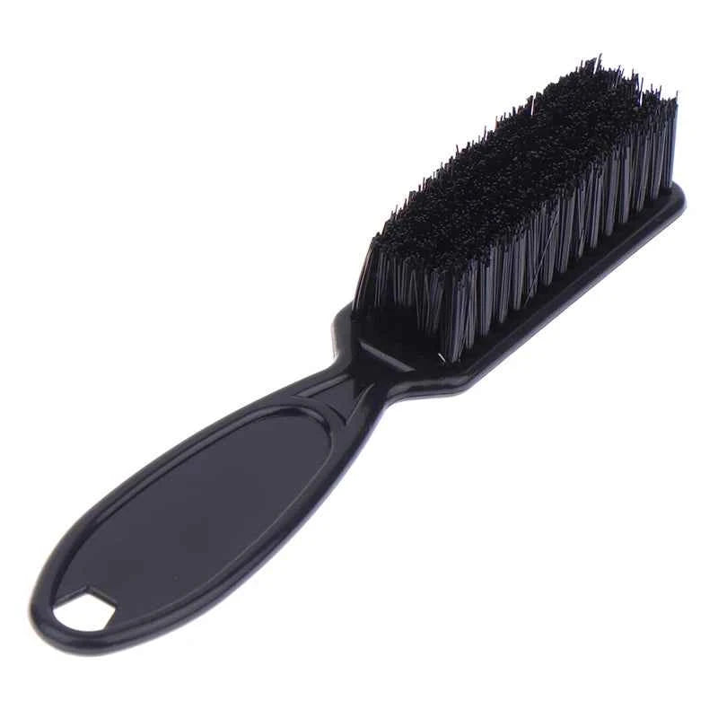 1PC Black Professional Fade Brush Barber Neck Sweeping Brush Comb Haircut Accessories Facial Cleaning Tools For Men Brushes Comb