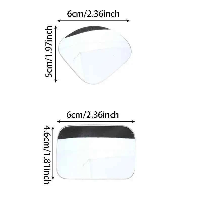 Car Rearview Mirror 360 ° Adjustable Wide-angle Reversing Assist Blind Spot Mirror Novice Parking Observation Practical Car Tool