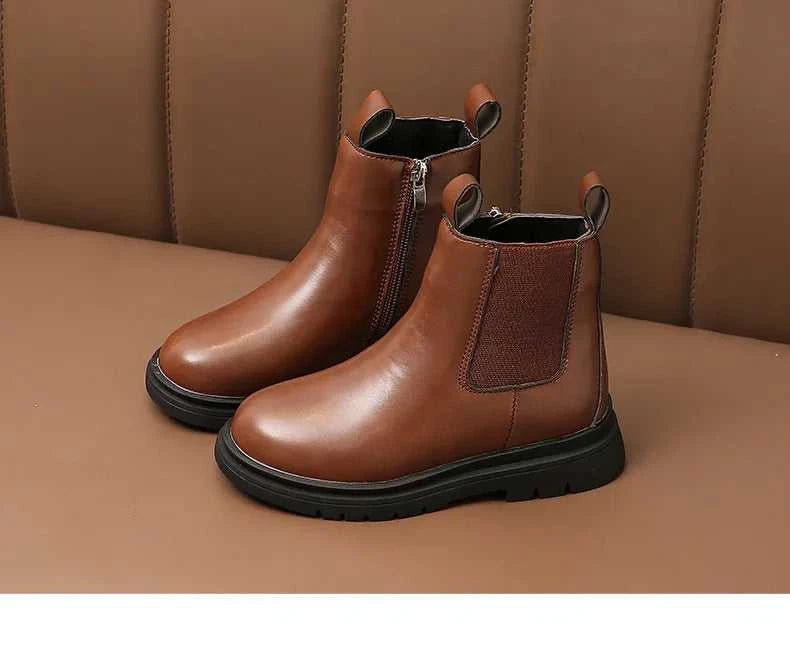 Size 27-37 Kids PU Leather Boot Warm Autumn Winter Children's Shoes Princess Girls Anti Slip Foot Warmer Snow Boots The jack market .AU The jack market .AU Mum & Kids: Essential Products for Every Family $ 43 14:365458#D-12Brown;200000124:150#27