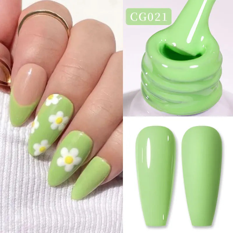 BORN PRETTY Neon Red Gel Nail Polish Yellow Green Summer Color Semi Permanent Varnish 10ml Soak Off UV LED Nail Art Manicure