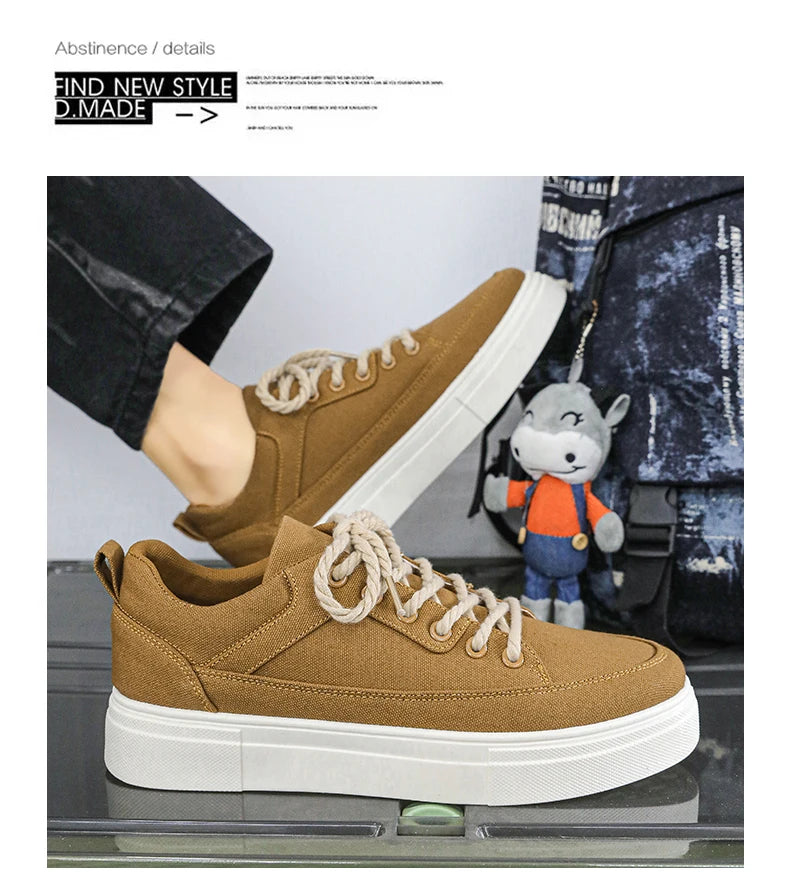 Men's shoes spring summer new styles men's niche design youth versatile casual shoes sports trendy shoes board shoes