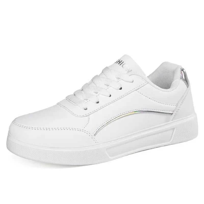 Hot Sell Women's Shoes Lightweight Casual Shoes Fashion Walking Shoes White Lace-up Sneakers Plus Size Platform Vulcanized Shoe The jack market .AU The jack market .AU Step Up Your Style: Trendy Shoes for Every Occasion! $ 73 14:193#White Silver;200000124:200000337