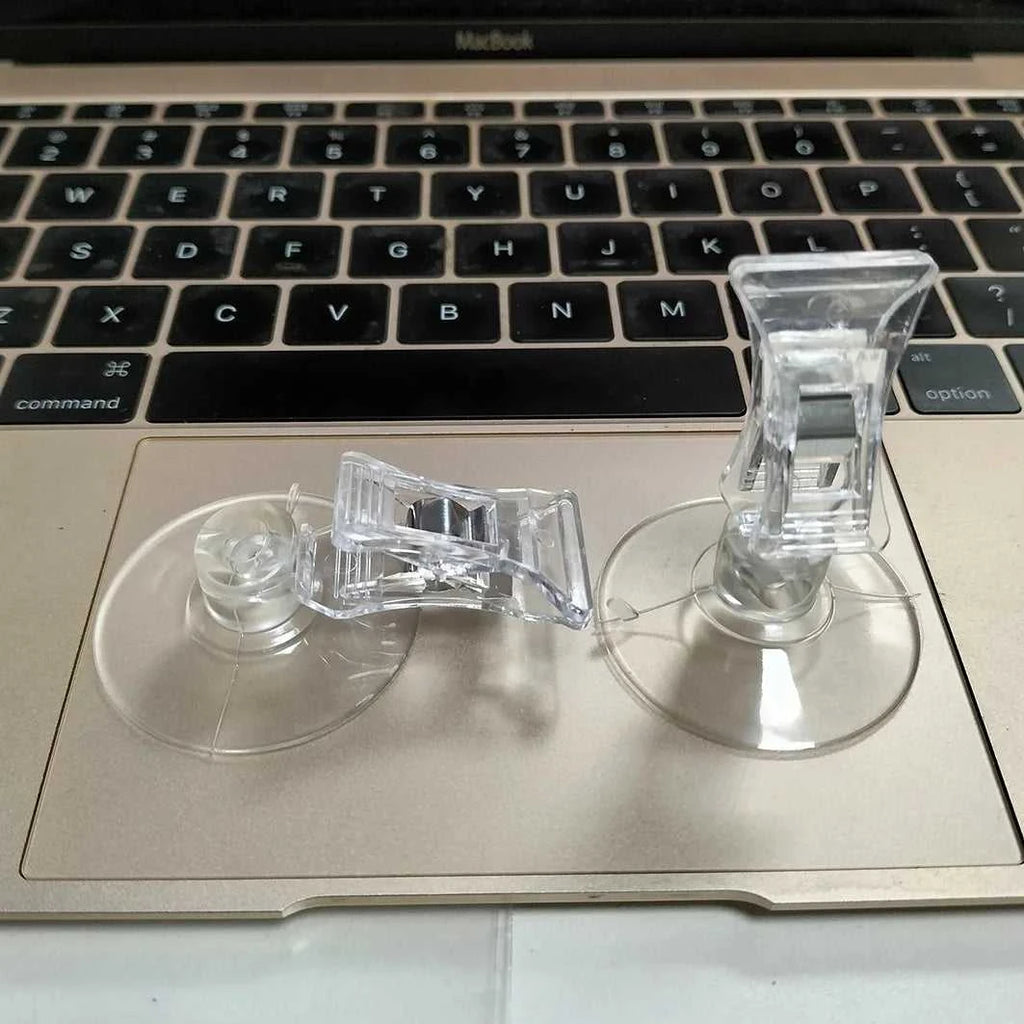 Clear Sucker Clamp Bathroom Wall Suction Cup Clip for Window Office Door Multifunctional ABS Home Mall Shop Smooth Surface The jack market .AU The jack market .AU Home $ 22 14:200006152#5pcs