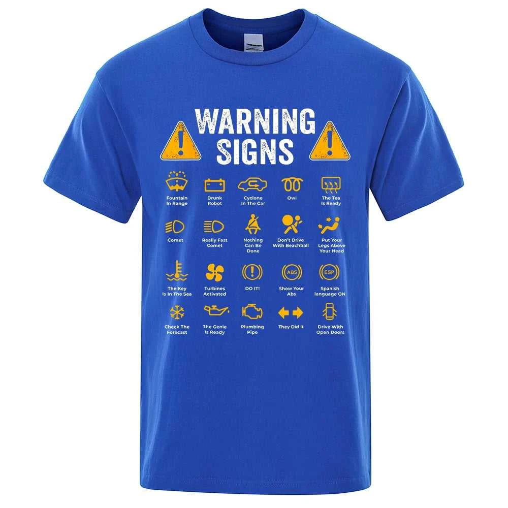 Funny Driving Warning Signs 101 Auto Mechanic Gift Driver T-Shirt Fashion Casual T Shirt Cotton Mens Tops Tees Casual Oversized The jack market .AU The jack market .AU Men Fashion $ 35 14:173#Brown;5:4183