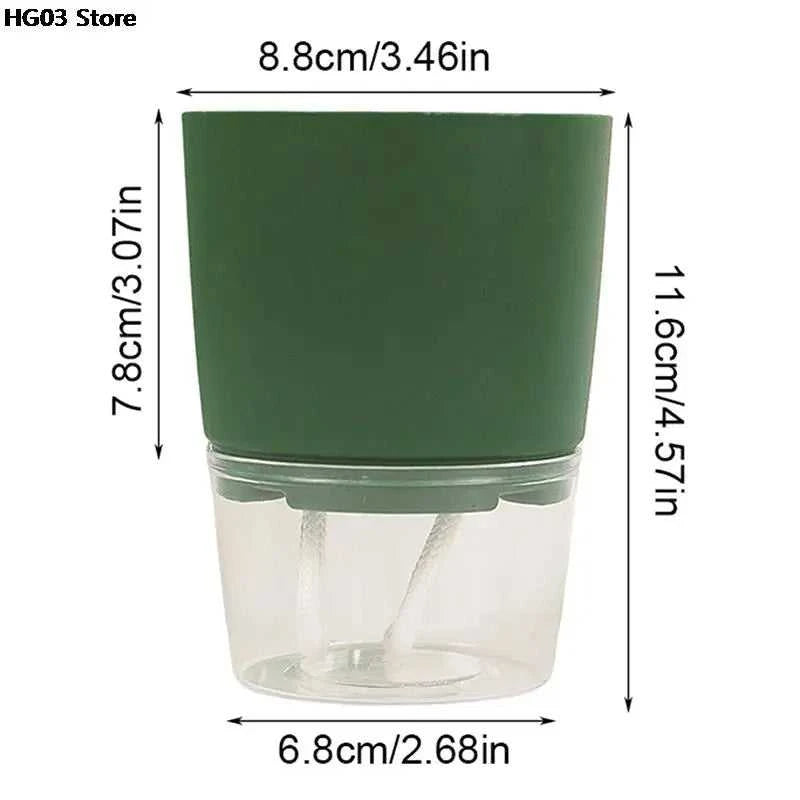 Watering Planter Handmade 2 Layer Self Watering Plant Flower Pot Water Container Round Flowerpot Home Garden Decor Dropshiping The jack market .AU The jack market .AU Home $ 21 14:29#green