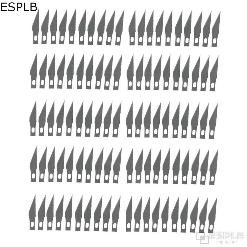 CraftMaster #11 Scalpel Knife Blades - Precision Stainless Steel Engraving & Wood Carving Replacement Blades (50/100pcs)