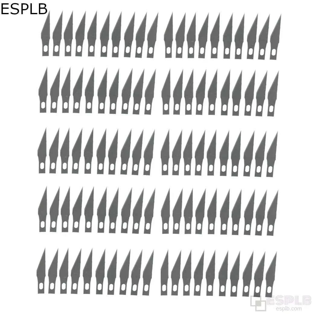 CraftMaster #11 Scalpel Knife Blades - Precision Stainless Steel Engraving & Wood Carving Replacement Blades (50/100pcs)