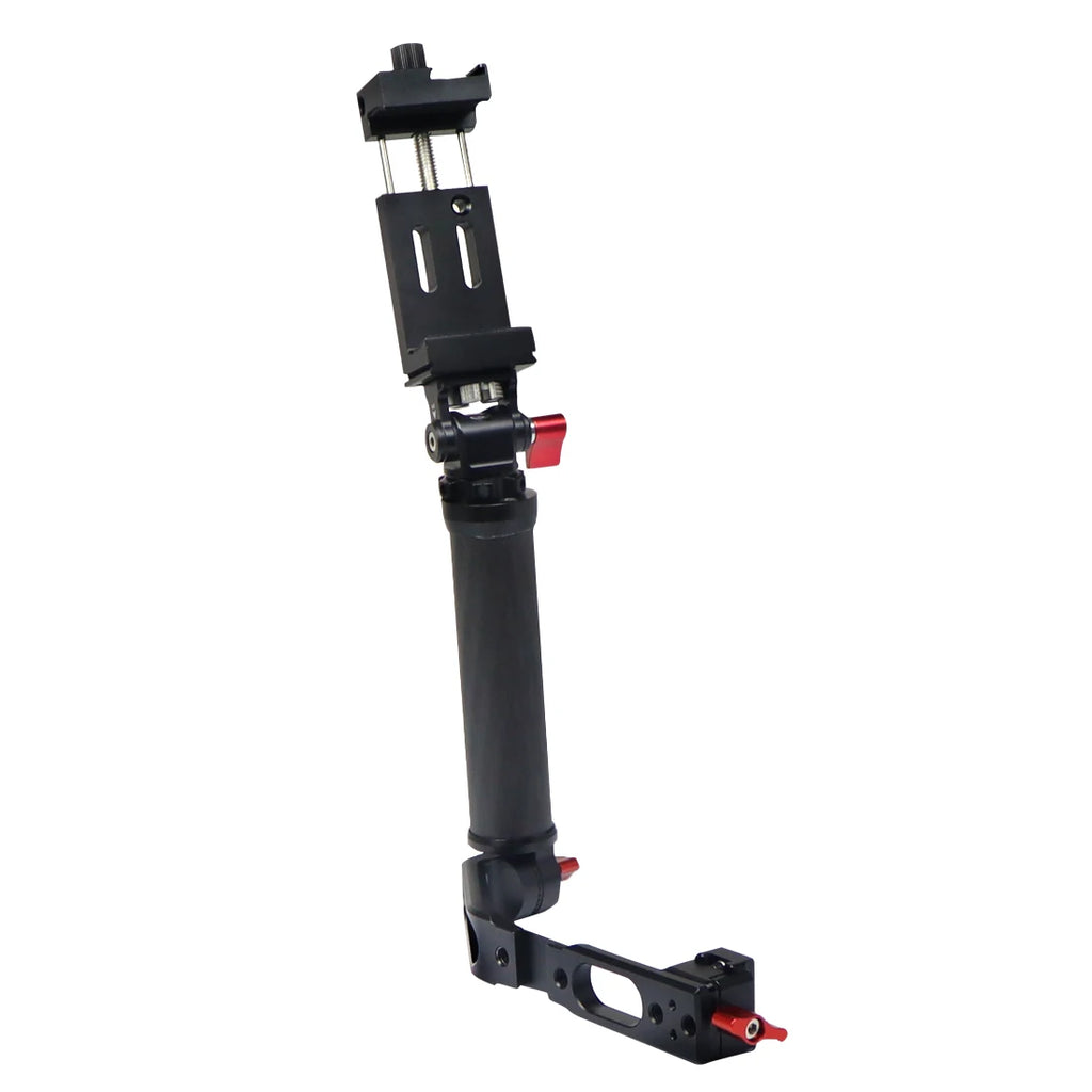 Carbon Fiber L Bracket Handle Grip Foldable Cold Shoe Mount Clamp for DJI Ronin RS3 RS4 Mini RS2 RSC2 Handheld Gimbal Stabilizer