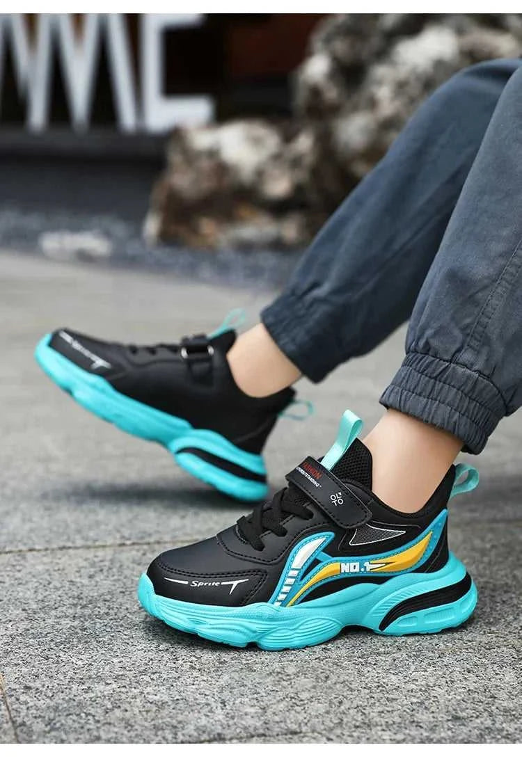Boys' Kids Fashion Sneakers Lightweight Sports Running Shoes for Children Non-Slip Comfortable Outdoor Athletic Tennis Shoes The jack market .AU The jack market .AU Mum & Kids: Essential Products for Every Family $ 42 14:350852#Black Orange;200000124:100010481#34