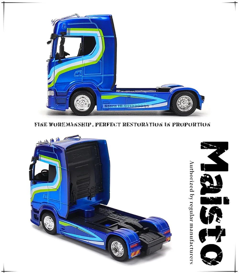 Bburago 1:43 Transport vehicle front end Volvo FH16Globetrotter 750XXL model simulation car model alloy car toy male collection