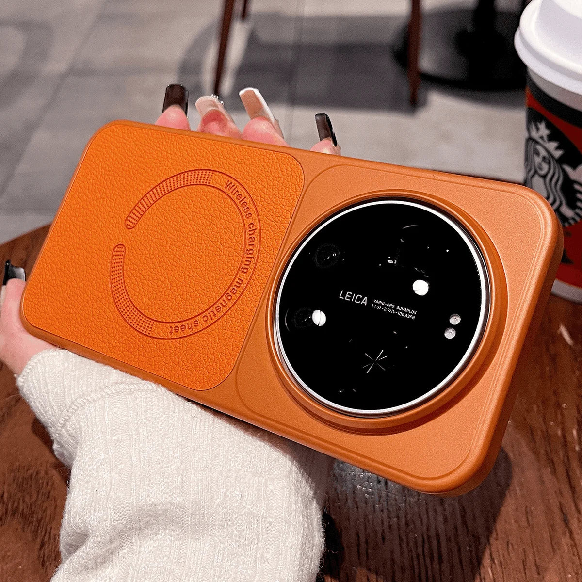 Case For Xiaomi 17 Ultra Luxury Invisible Magnetic Lychee Anti-Fingerprint Texture Leather Cover For MI 17 Ultra Bumper Funda