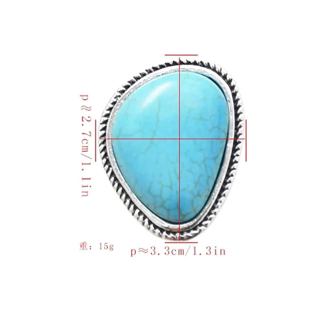Boho Ethnic Tibet Turquoise Rings For Women Men Retro Silver Color Adjustable Carved Gypsy Tribal Pakistan Afghan Indian Jewelry The jack market .AU The jack market .AU Jewellery & Chains $ 48 200000783:10#turquoise ring D