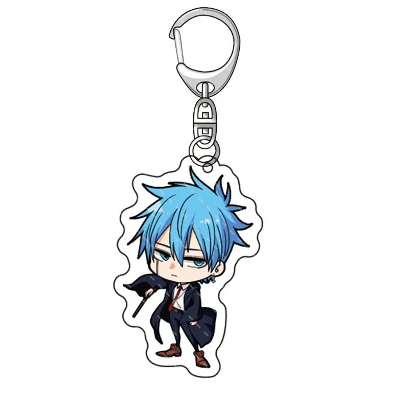 Anime Mashle Acrylic Keychains Double Side Acrylic Figure Key Ring Creative Pendant Xmas Halloween Fans Gift