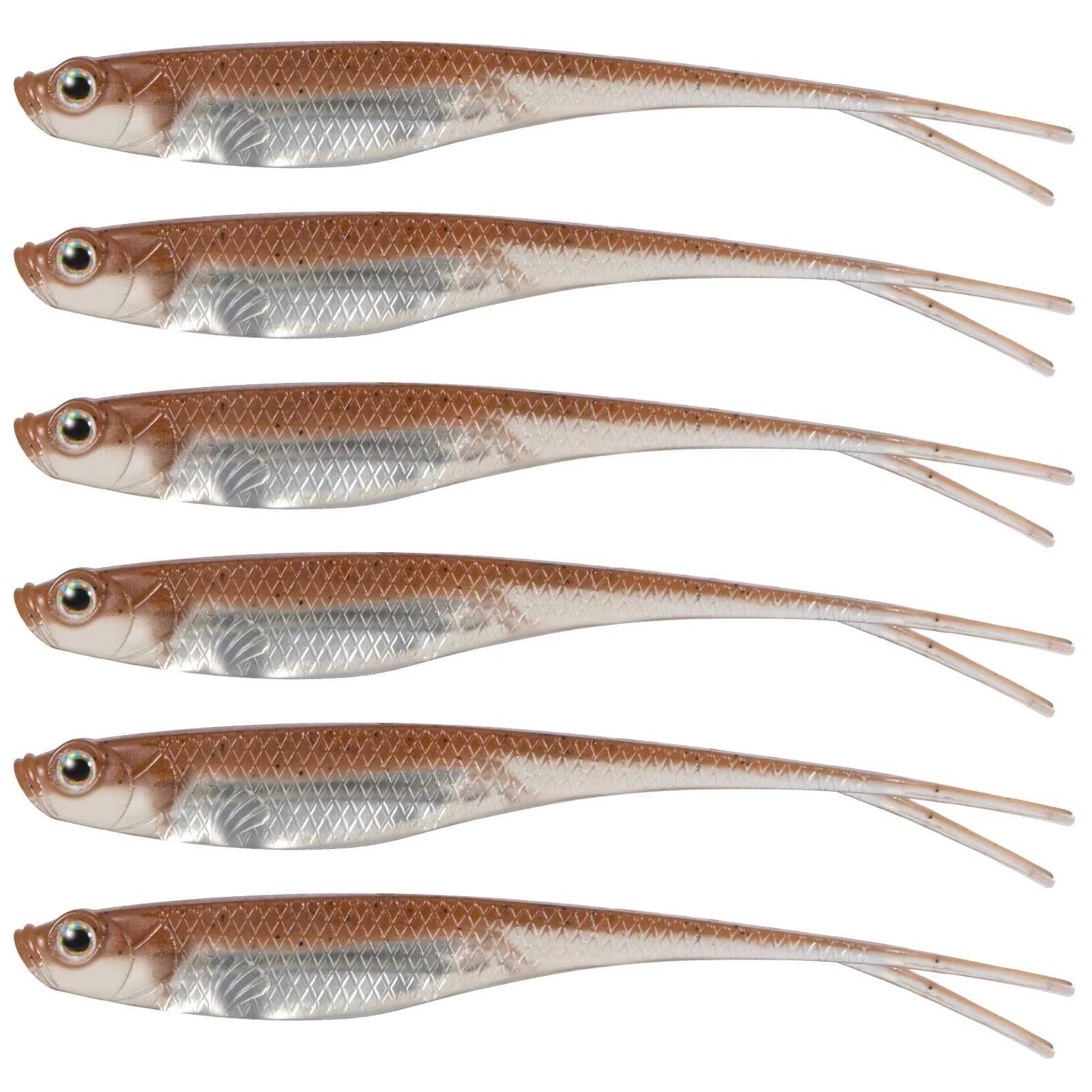 Dr.Fish 5/6pcs Fishing Soft Lure Plastic Saltwater Fork Tail Drop Shot Silicone Soft Bait Worm Bass Trout Pike Walleye Weedless The jack market .AU The jack market .AU Fishing Gear $ 24 14:202997806#Pink;200007763:201336100;5:8022#75mm-6pcs