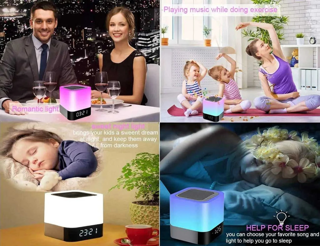 Color Changing Bluetooth Speaker Night Lights Digital Alarm Clock Touch Sensor Bedside Lamp MP3 Player Gift for Girls Boys The jack market .AU The jack market .AU Home $ 60 14:173#Red display;200007763:201336100