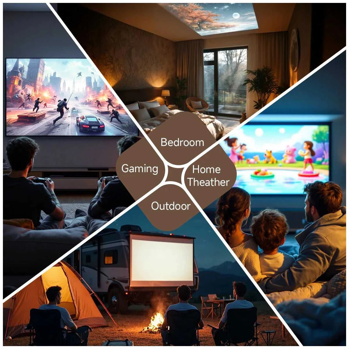 Magcubic Native 1080P 650ANSI 8K Android14 L018 Projector With Auto Keystone Correction Focus Wifi6 BT5.4 Portable Movie Outdoor The jack market .AU The jack market .AU Accessories Electronics $ 203 14:201441169#White;200007763:201336104;200009209:201447604