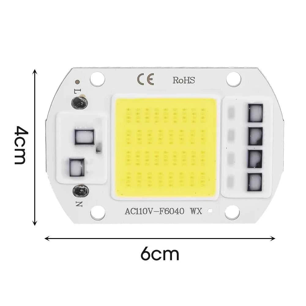 COB Chip LED Lamp 110V 220V 20W 30W 50W Smart IC No Need Driver Lampada LED Bulb Lamp for Flood Light Spotlight DIY Lighting The jack market .AU The jack market .AU Home $ 49 136:200002572#20W 220V warm